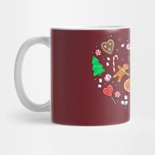 christmas heart Mug